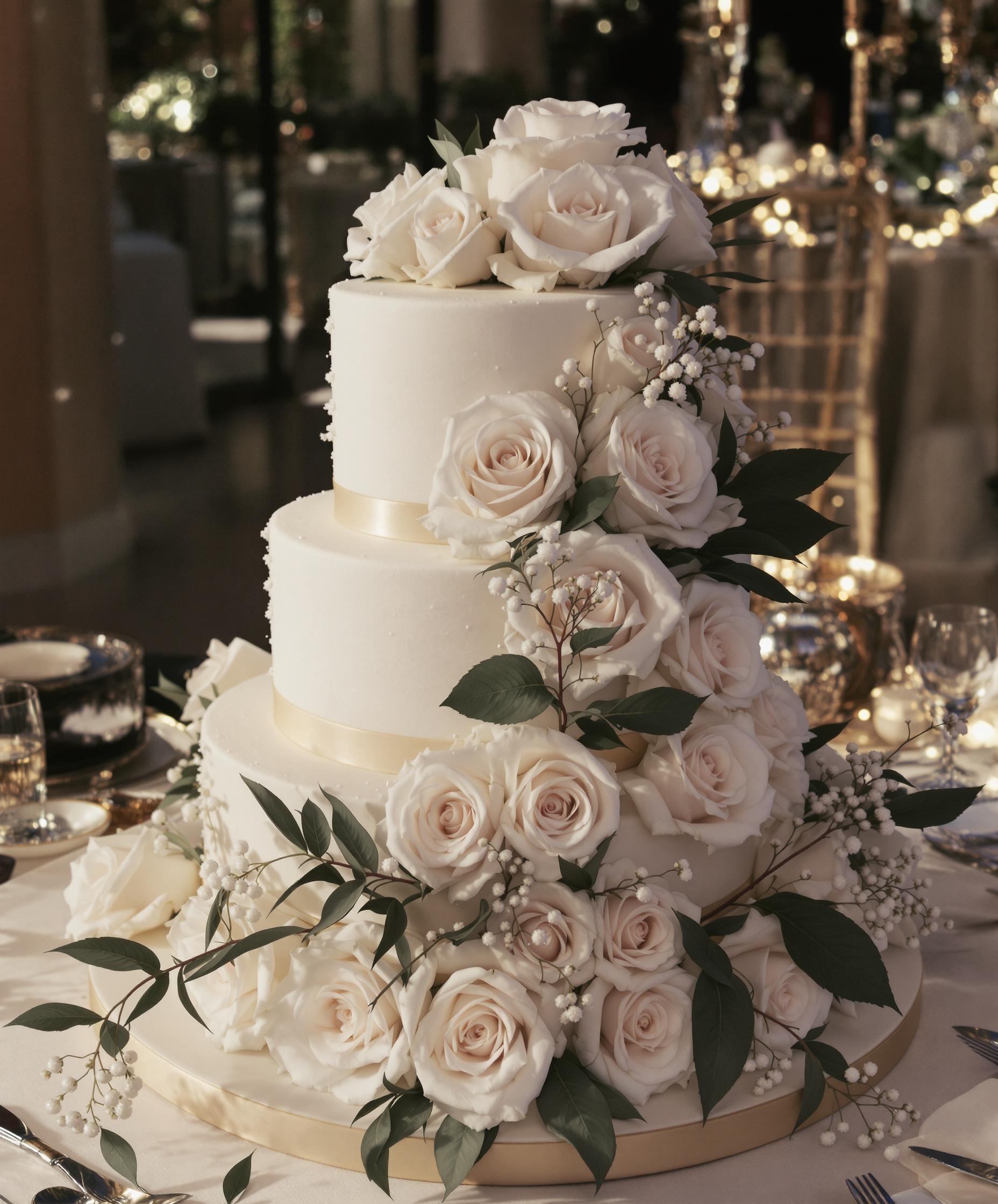 Torta matrimonio elegante